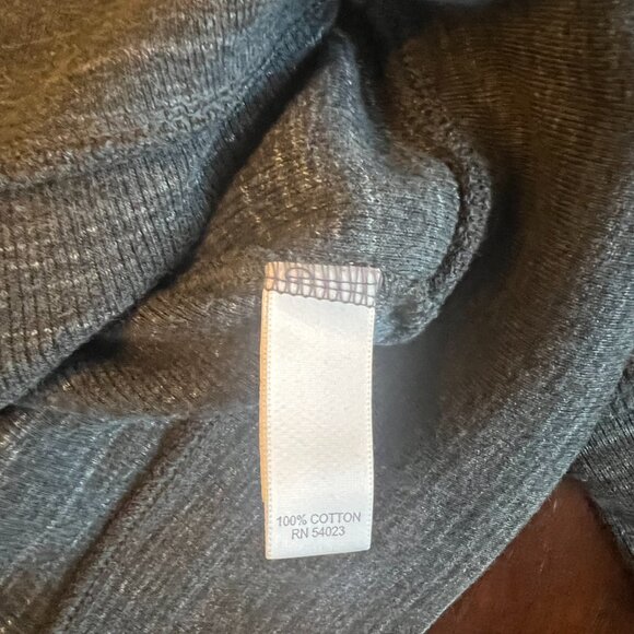 Banana Republic Men's Medium Gray Stripe Button Cardigan - Picture 3 of 6